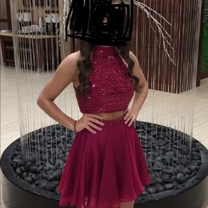 Sheri Hill 2 piece homecoming dress